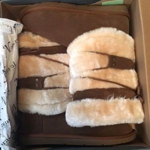 Fur boots